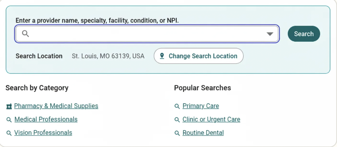 New initial search